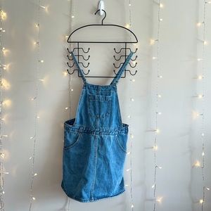 NECTAR CLOTHING- Jean Overall Mini Dress